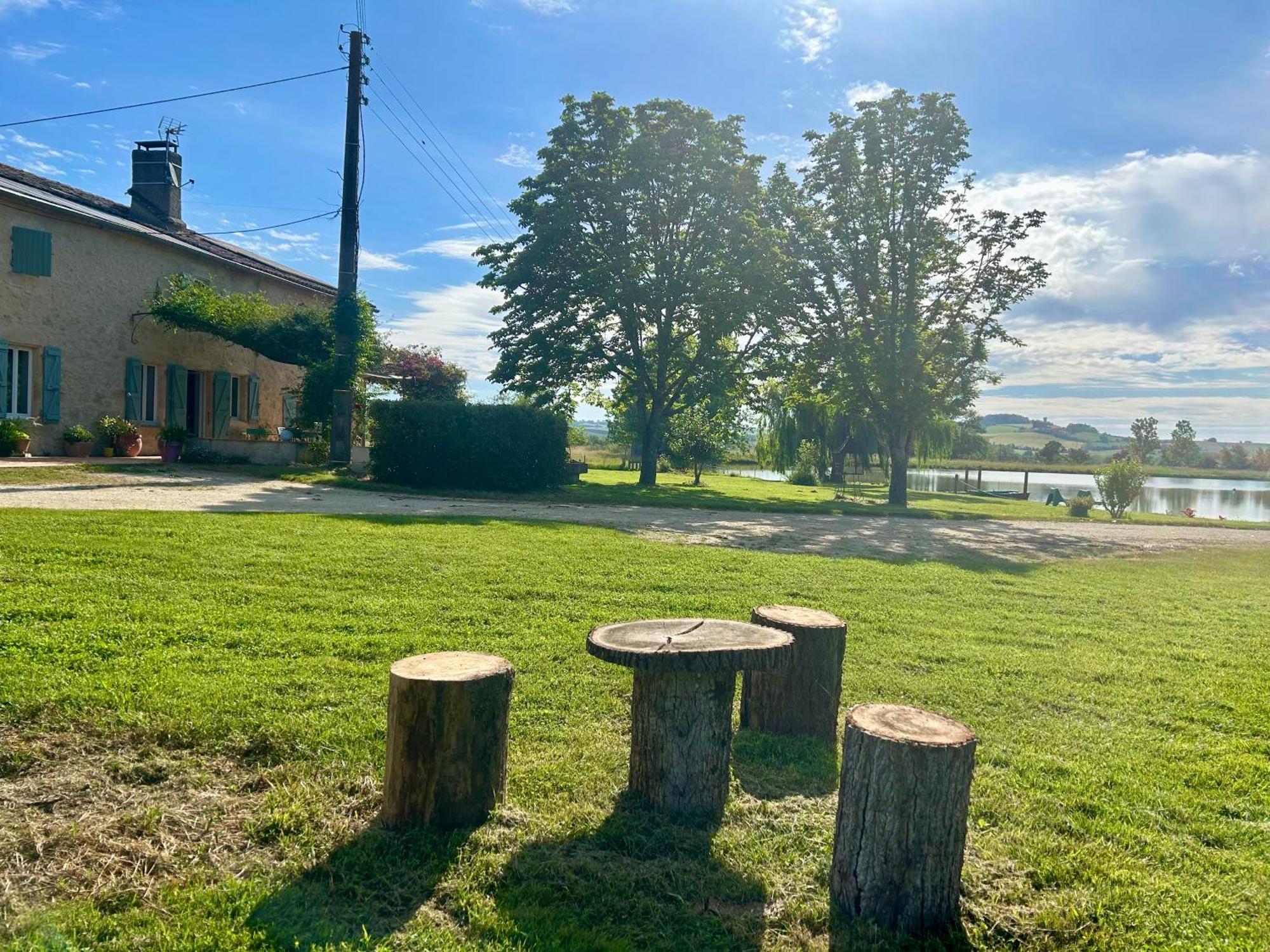 Ferme Renovee 6 Chambres, Vue Sur Lac Et Piscine Castet-Arrouy Exteriér fotografie